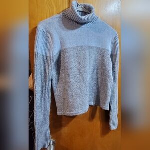 Junior Blue Turtleneck Sweater